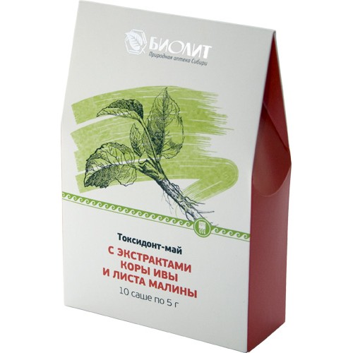 Купить Токсидонт-май с экстрактами коры ивы и листа малины  г. Магнитогорск  