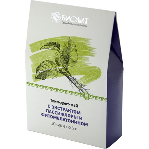 Купить Токсидонт-май с экстрактами пассифлоры и фитомелатонином  г. Магнитогорск  